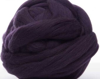 Merino Wool Top - 22.5 micron -Storm - 4 ounces