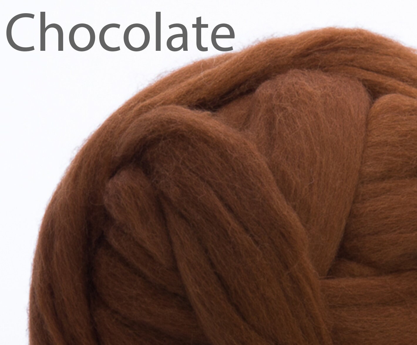 Merino Choco Merino Wool Top - 22.5 Micron -chocolate - 4 Ounces - Etsy