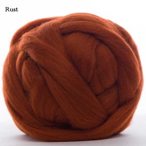 Merino Wool Roving 22.5 Micron - 1 Oz, 14 Yellow/orange Colors ...