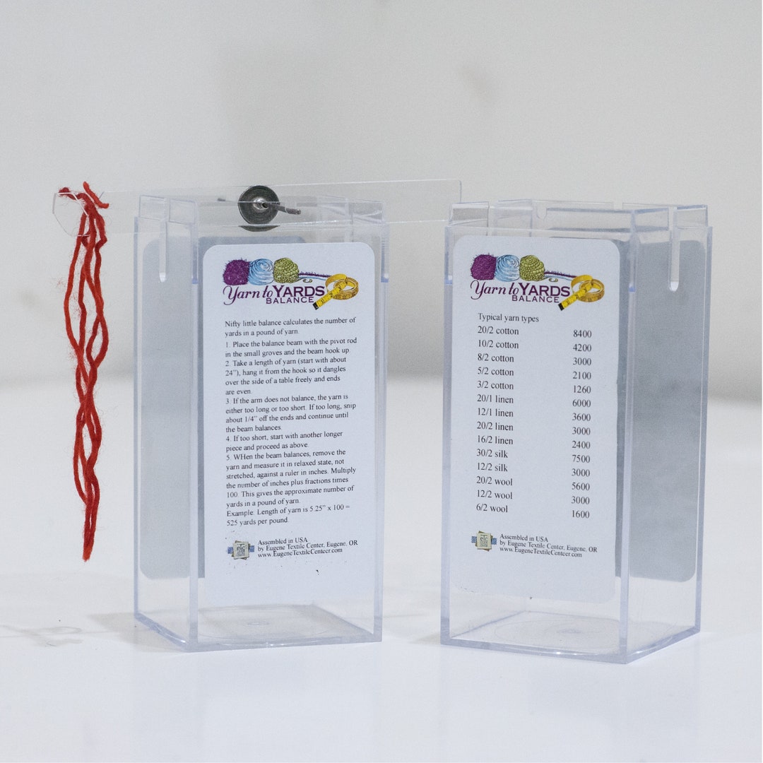 Yarn to Yards Balance Measure Your Yarn Etsy