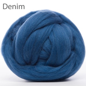 Merino Wool Roving 22.5 Micron - 1 Oz, 18 Blue and Violet Colors ...