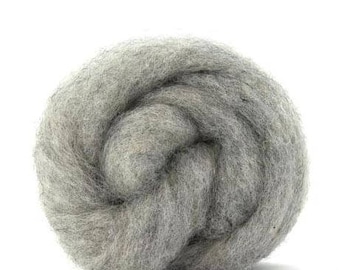 Corriedale Bulky Wool Roving - Drizzle - 4 ounces