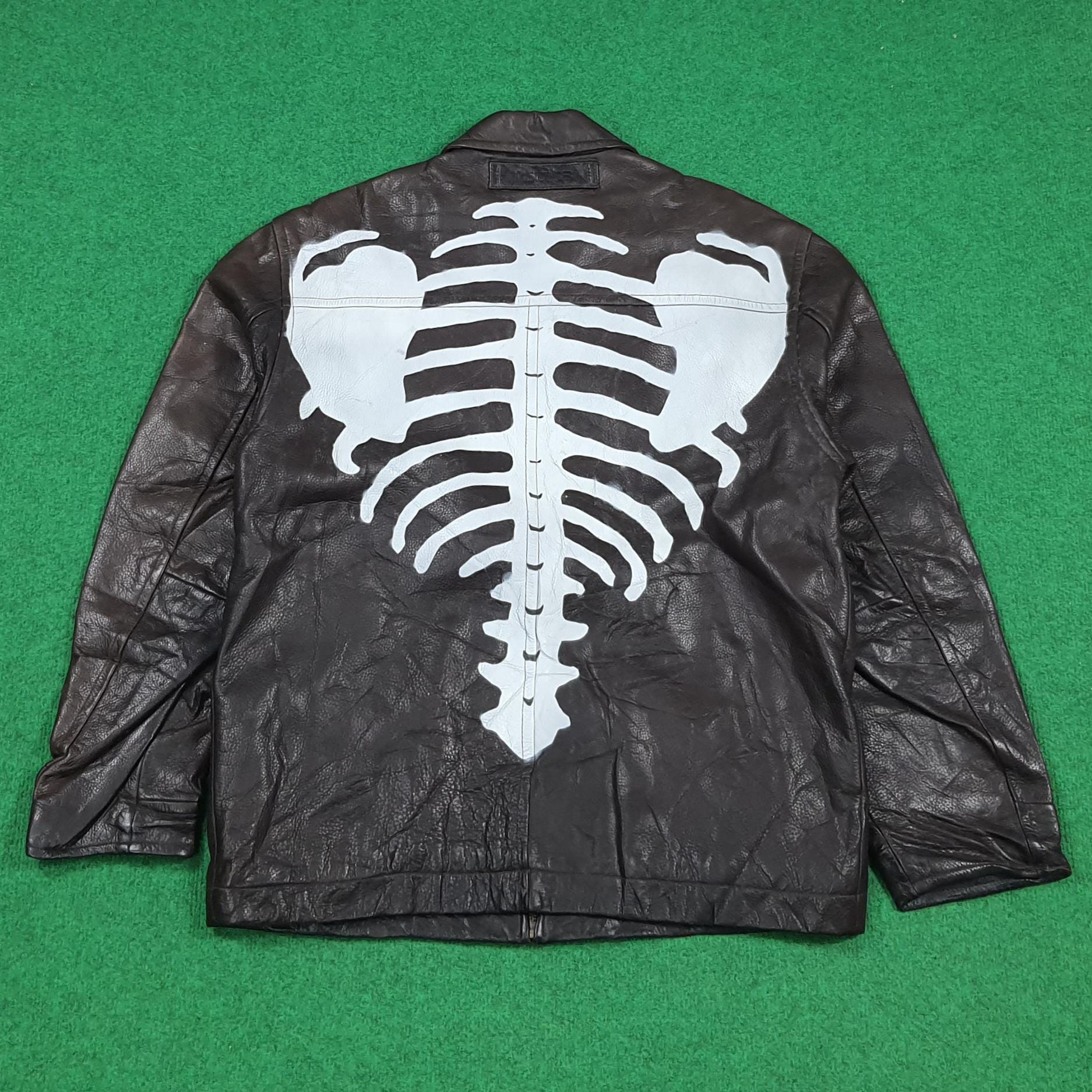 Nautica Leather Jacket - Etsy