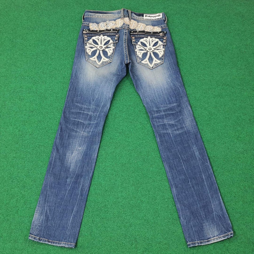 Vintage Red Pepper Japan Denim Y2k Jeans - Etsy Vintage Red Pepper Japan Denim Y2k Jeans - Etsy