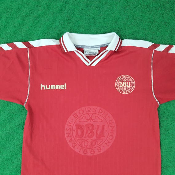 ウェア 90s Hummel DENMARK NATIONAL TEAM JERSEY Vintage Hummel Dansk Bold Pil-union 90s Jersey - Etsy