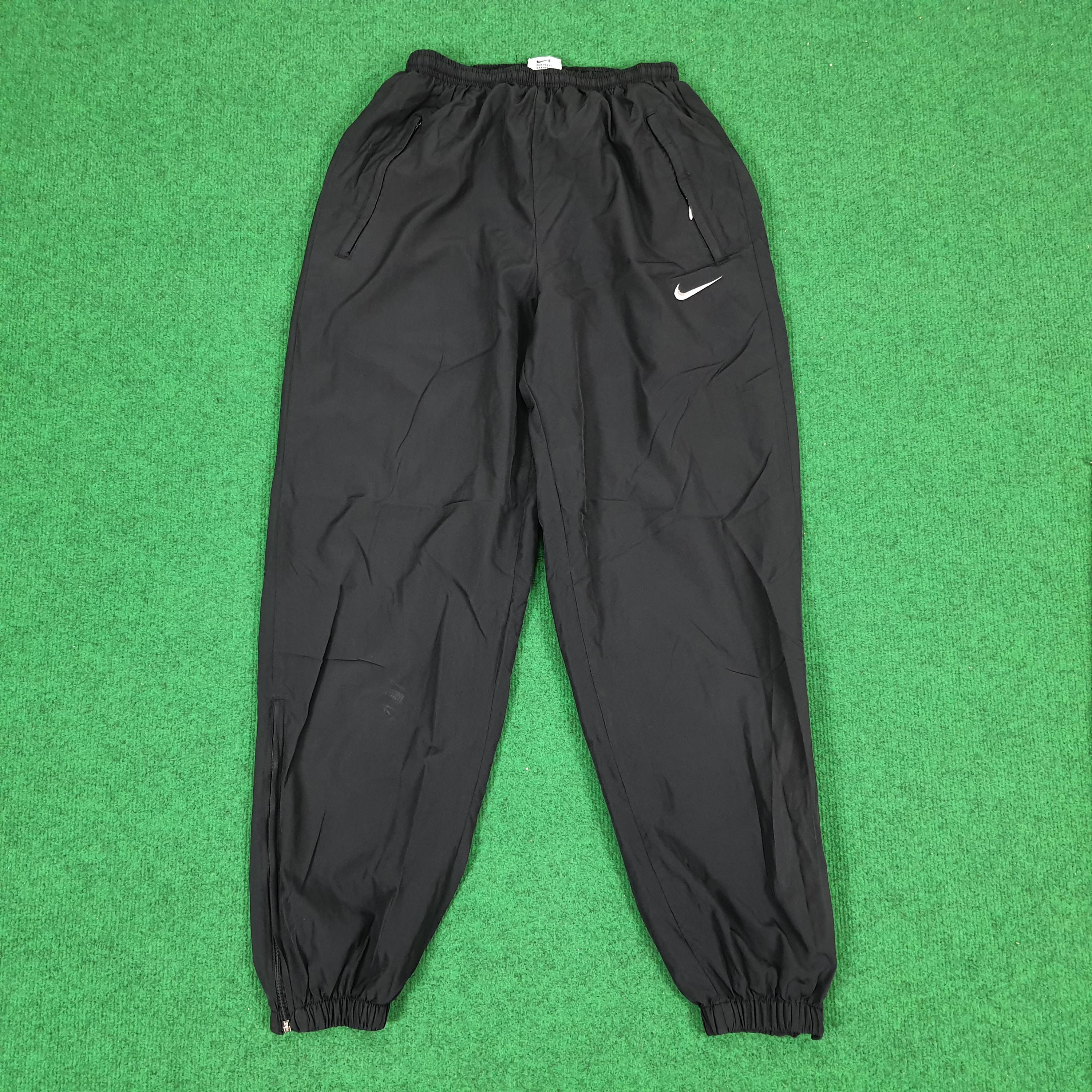 Y2k Vintage Nike Nylon Track Pants Black - Etsy