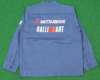 ヴィンテージ三菱電機作業服ユニフォーム/日本製ワークジャケット
