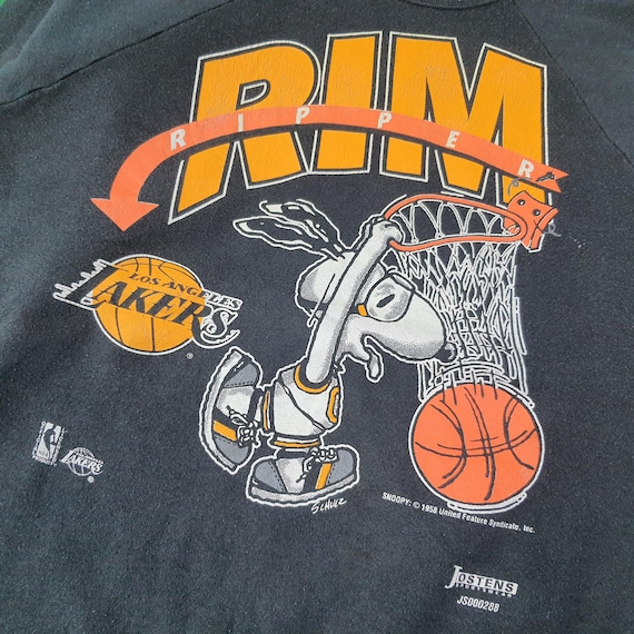 Vintage NBA Lakers X Snoopy 1958 Sweatshirt - Etsy