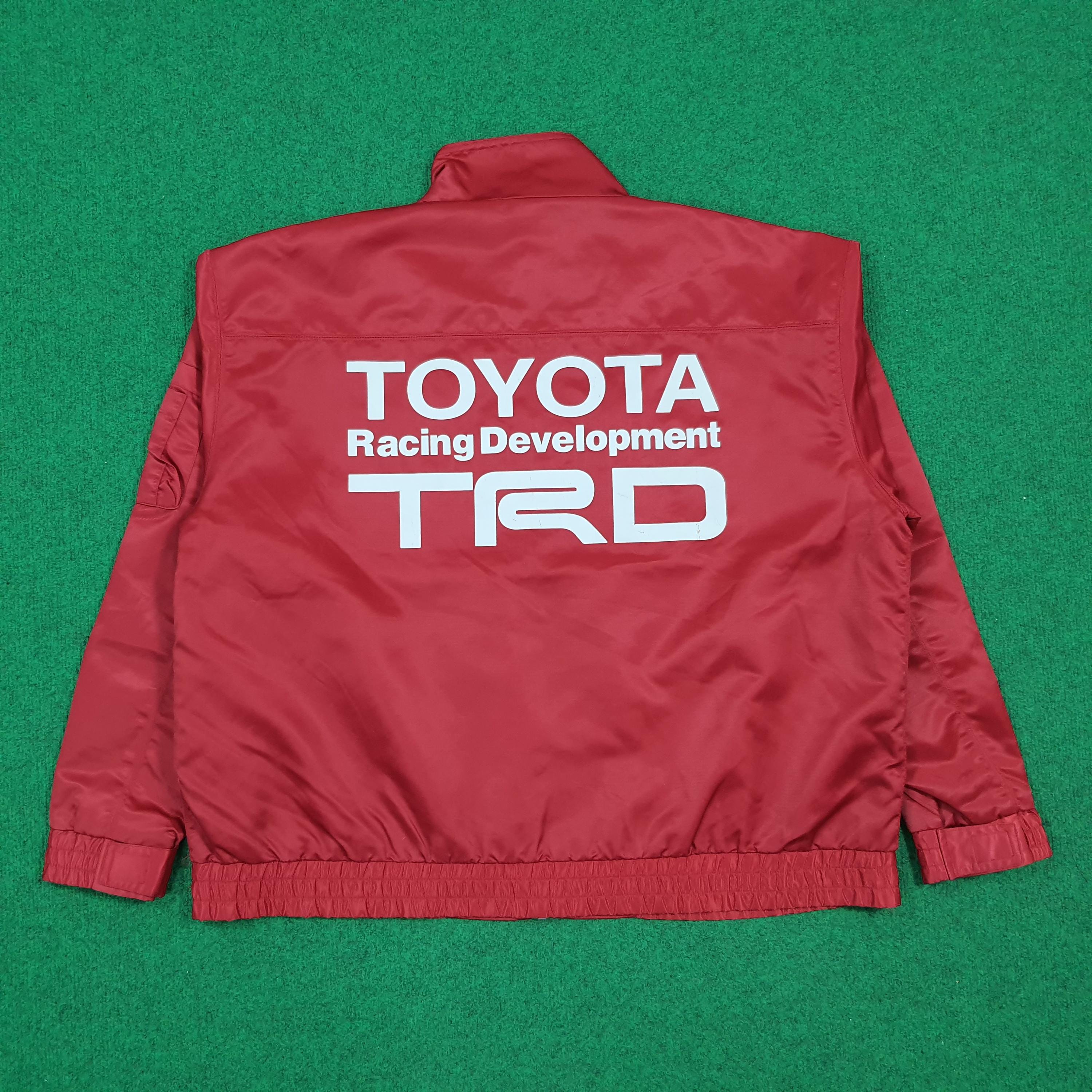 Toyota Trd Vintage Racing Jacket Red - Etsy