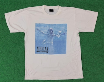 NIRVANA 90's T-shirt Vintage / Kurt Cobain / Nevermind - Etsy