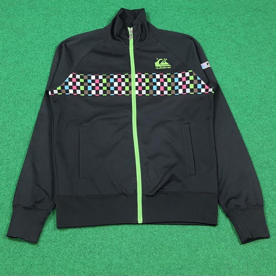 Quiksilver, Vintage Quiksilver Track Jacket Zipper Retro Surf