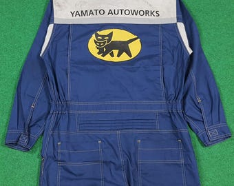 Vintage Yamato Transports Japan Workwear Coverall