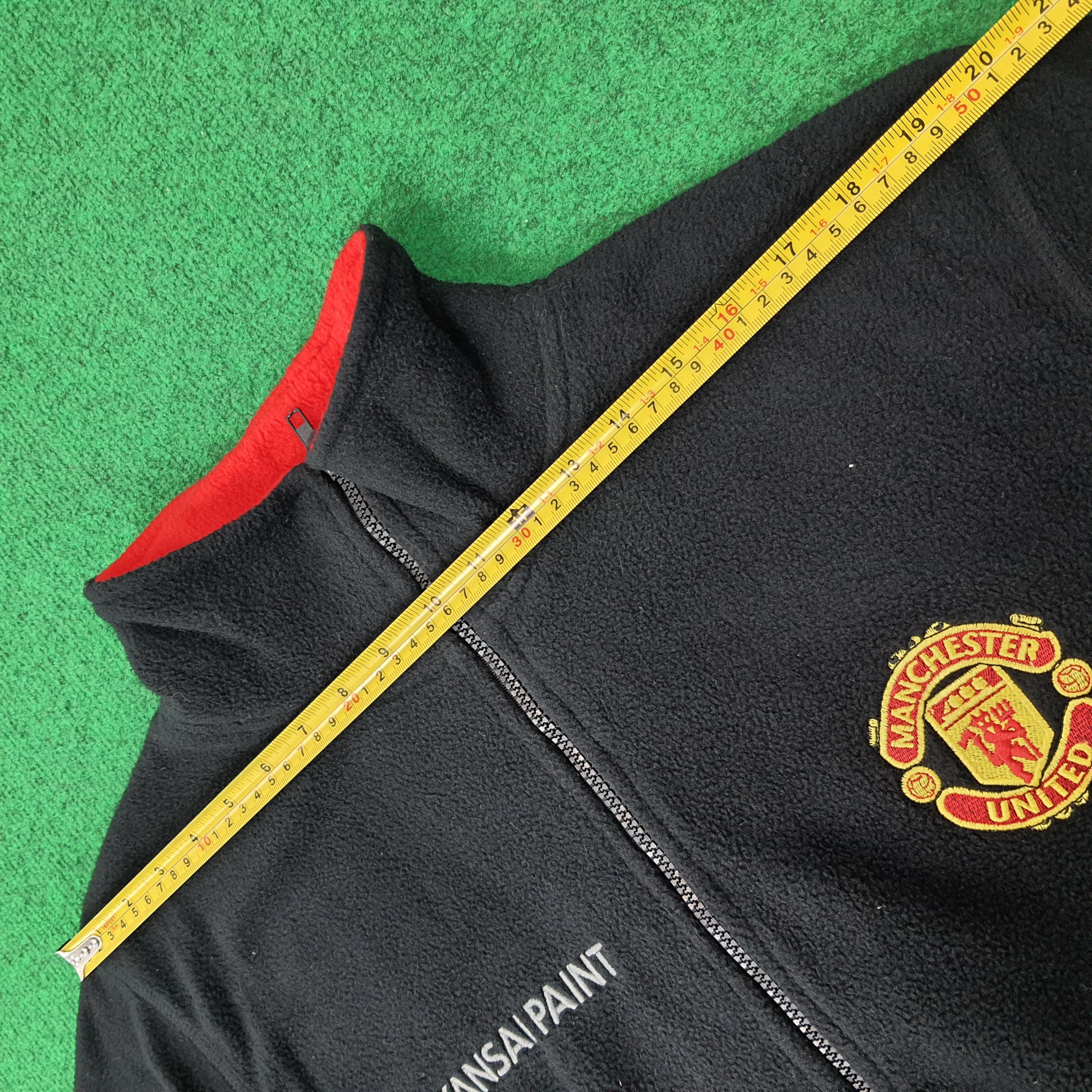 Vintage Manchester United Zipper Fleece Jacket - Etsy