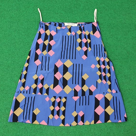 Marni, Vintage Marni Printed Camisole Blouse Designer Brand