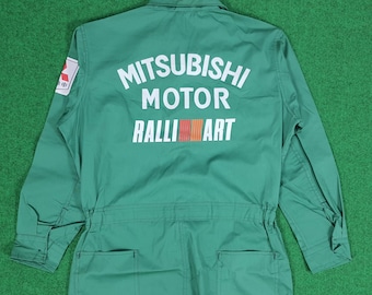 Vintage Mitsubishi Ralli Art Japan Motorsports Jumpsuit Coverall