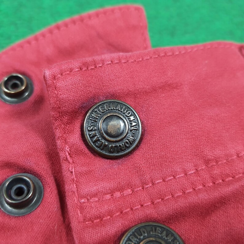 Vintage KAPITAL Japan Red Tencel Stretch Pants image 7