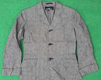 Vintage Tricot Comme Des Garçons Diseñador Blazer Abrigo