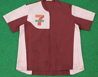 Vintage 7 Eleven Japan Staff Uniform Jacket