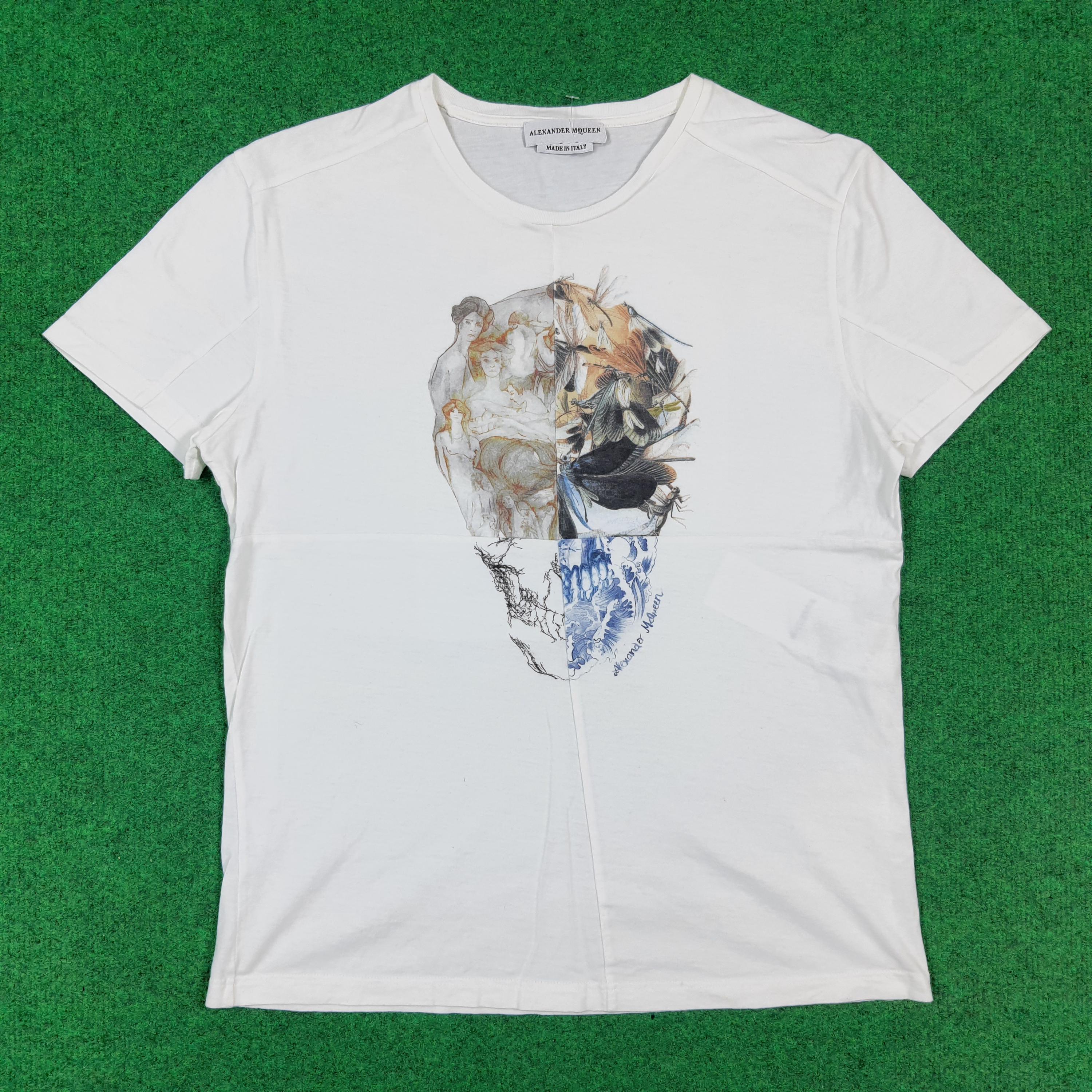 Vintage Alexander Mcqueen Skull Graphic Tshirt - Etsy
