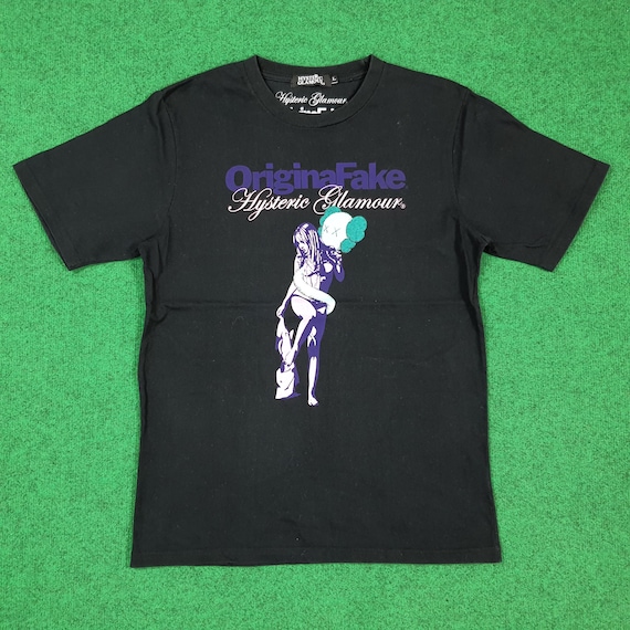 Vintage Hysteric Glamour X Kaws Japan Originafake Neked Graphic
