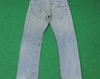 Vintage True Religion Marco Big T Distressed Jeans