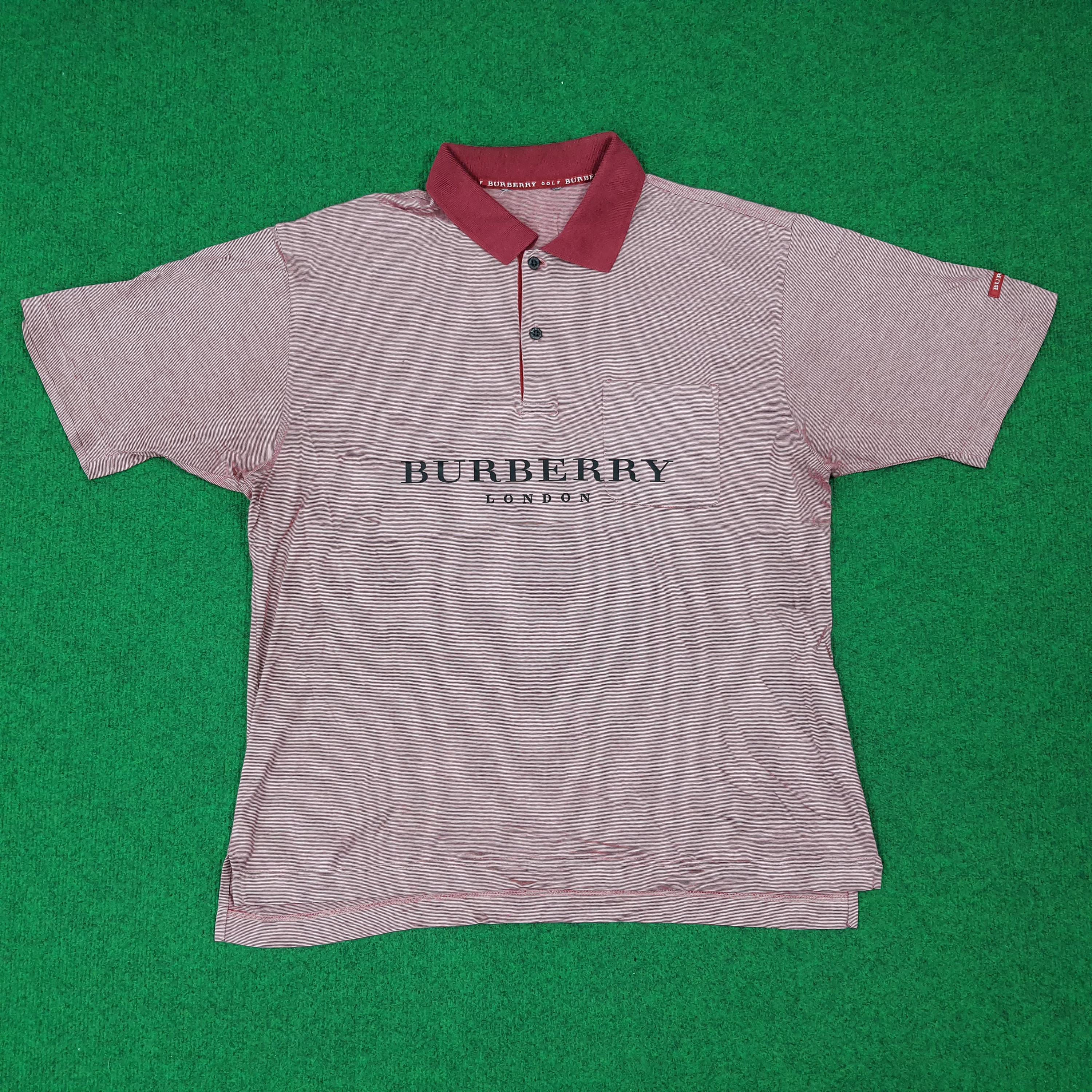 Burberry Golf Shirt - Etsy