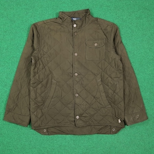 Vintage Polo Ralph Lauren Diamond Quilted Snap Button Jacket
