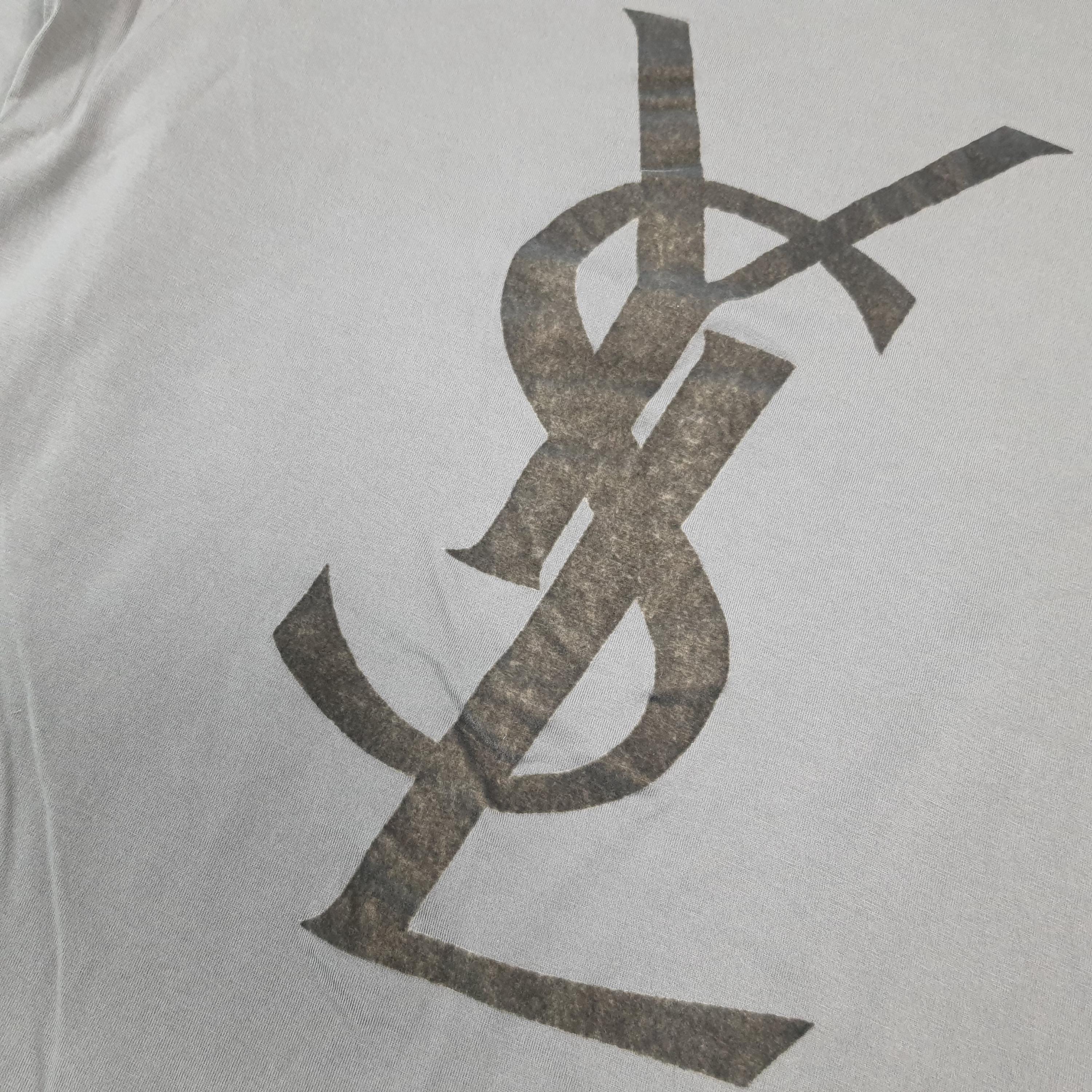 Vintage YSL Yves Saint Laurent Logo Tshirt - Etsy