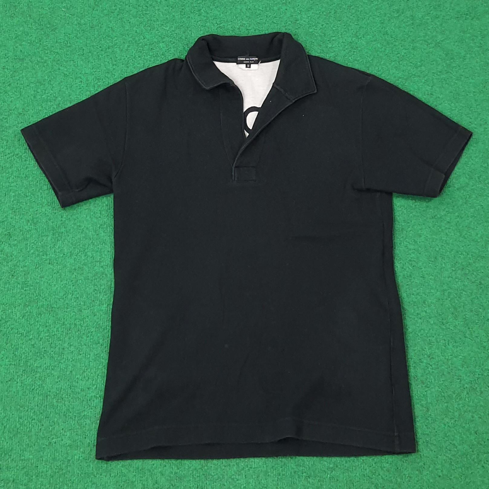 Vintage Comme Des Garcons Homme Plus Polo Shirt, Inside Out Seam