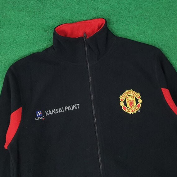Vintage Manchester United Zipper Fleece Jacket - Etsy