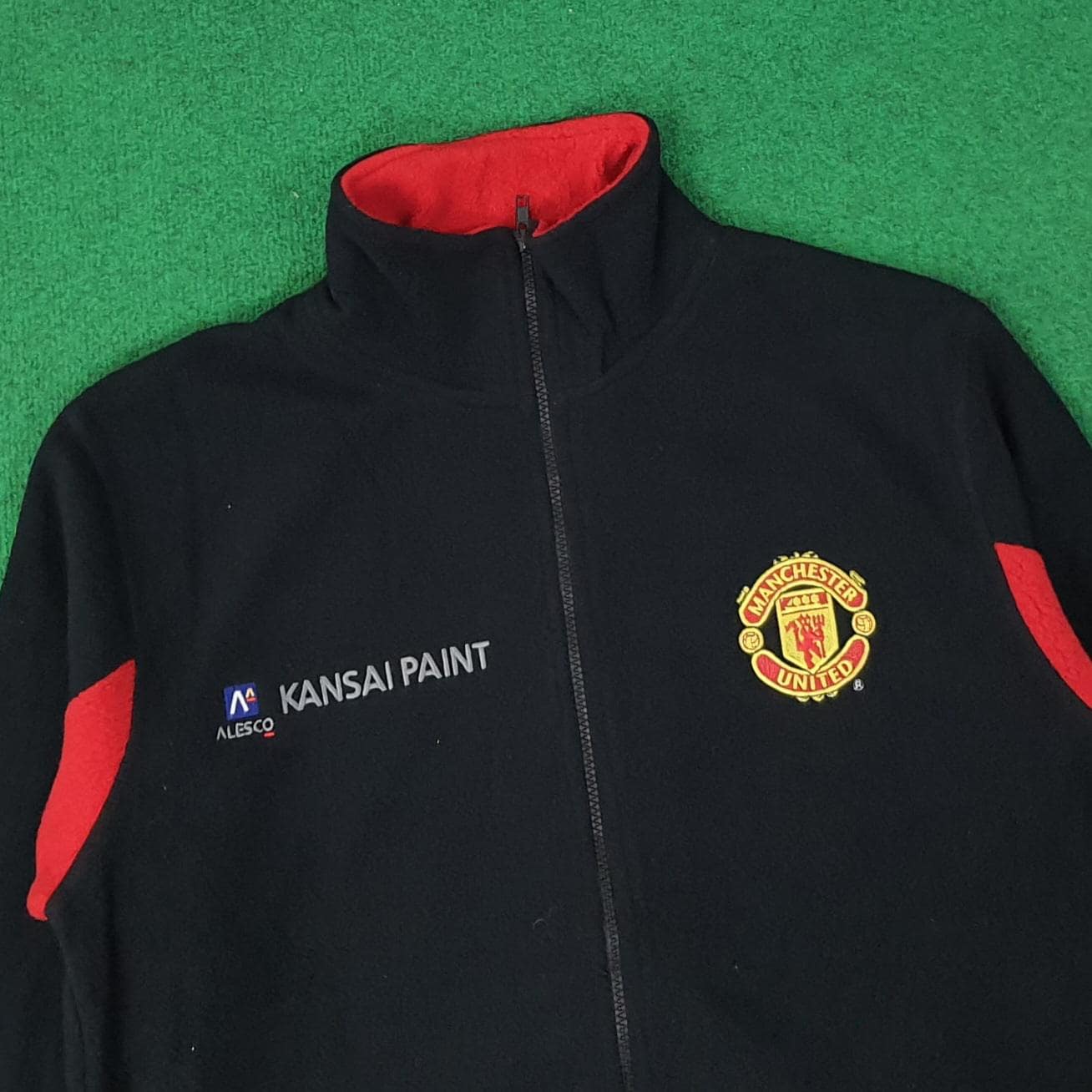Vintage Manchester United Zipper Fleece Jacket - Etsy