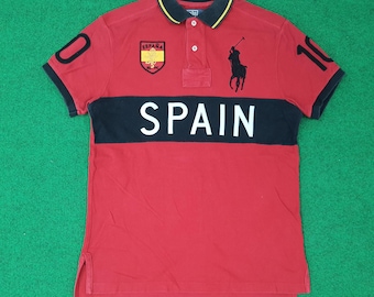 Vintage 90s Polo Sport Ralph Lauren Shield Black Multi Color