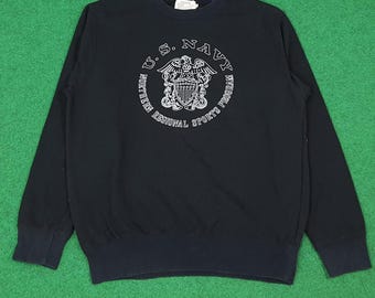 Vintage 90er Jahre Avirex US Navy Sweatshirt