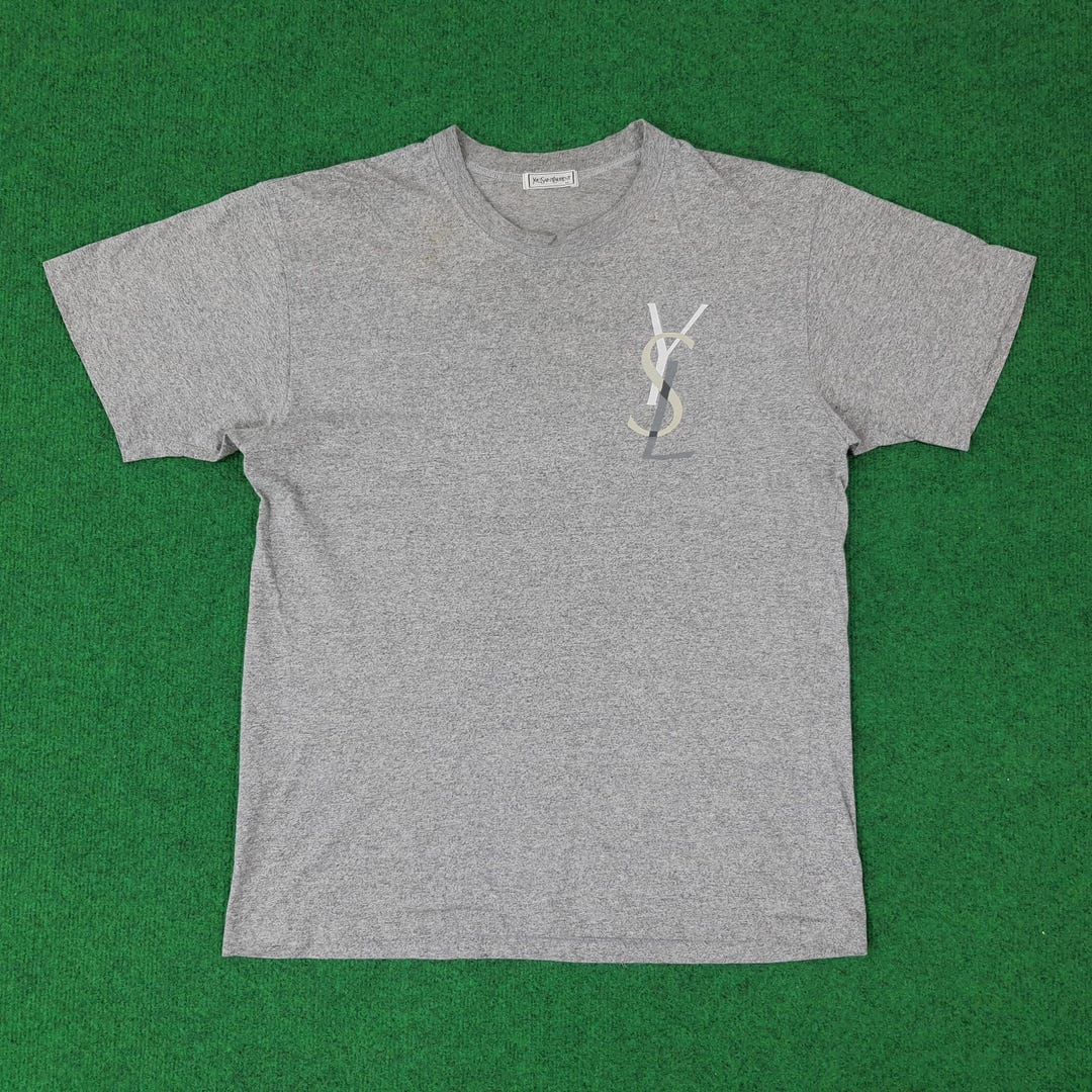 00s YVES SAINT LAURENT ロゴT-shirt archive 00s YVES SAINT LAURENT