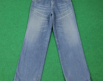 SS06 Number Nine Painted D-Ring Crying Heart Pain Denim Jeans