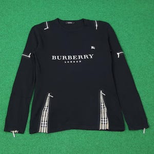 burberry black label big logo boston bag Burberry Black Label - Etsy