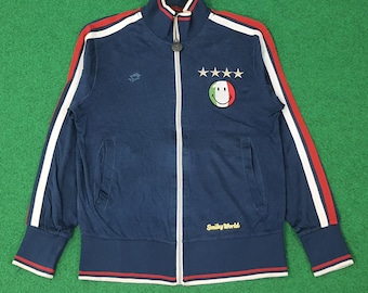 Vintage Lotto Calcio Italia Nylon Track Jacket - Etsy