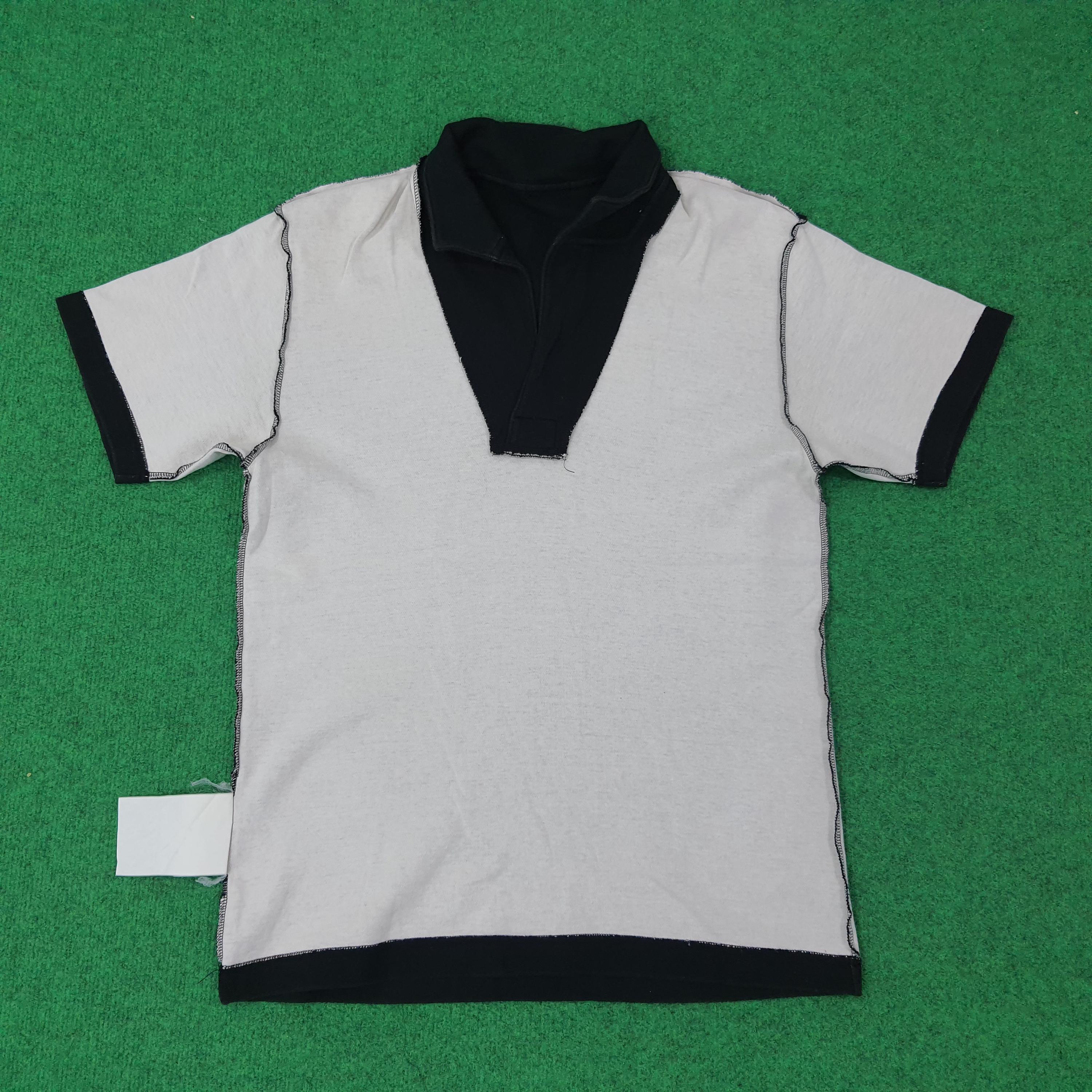 Vintage Comme Des Garcons Homme Plus Polo Shirt, Inside Out Seam