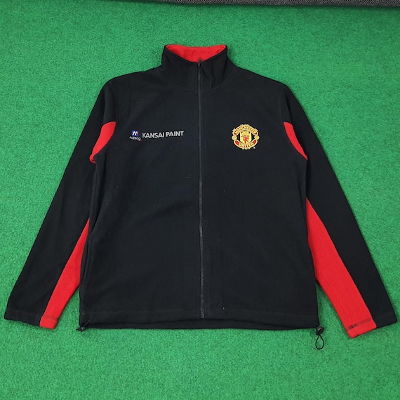 MANCESTER UNITED FLEECE SET UP マンチェスター Vintage Manchester United Zipper Fleece Jacket - Etsy