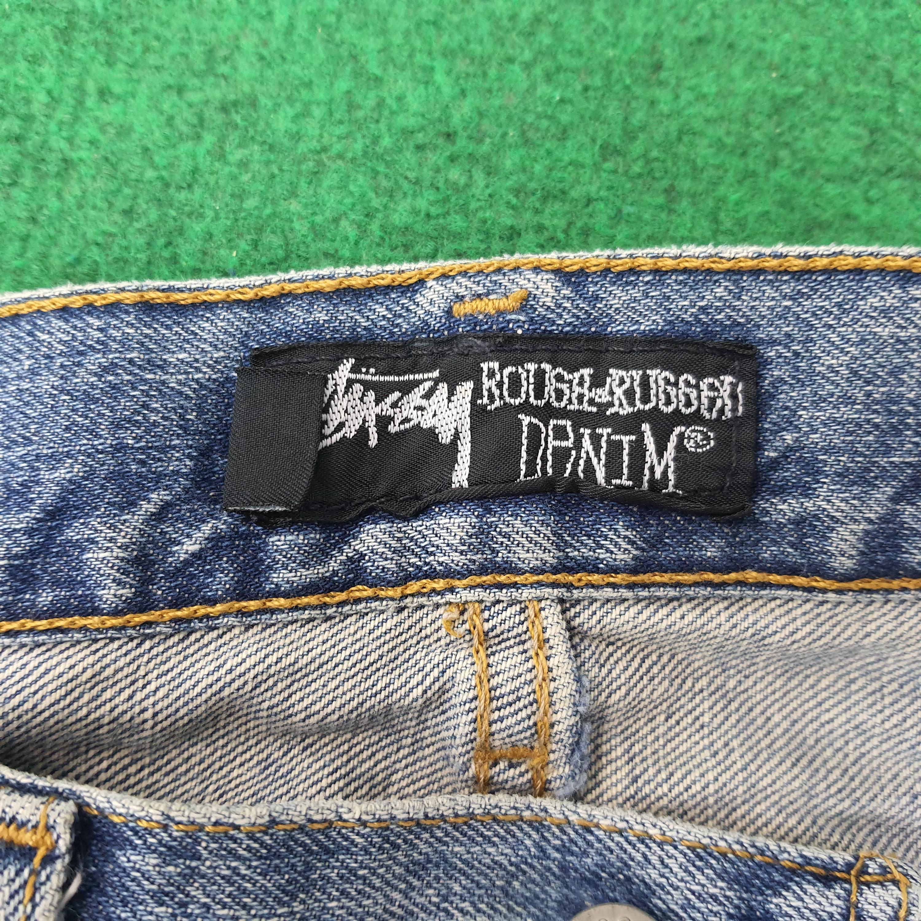 Vintage Stussy Rough N Rugged Denim Custom Logo Jeans - Etsy