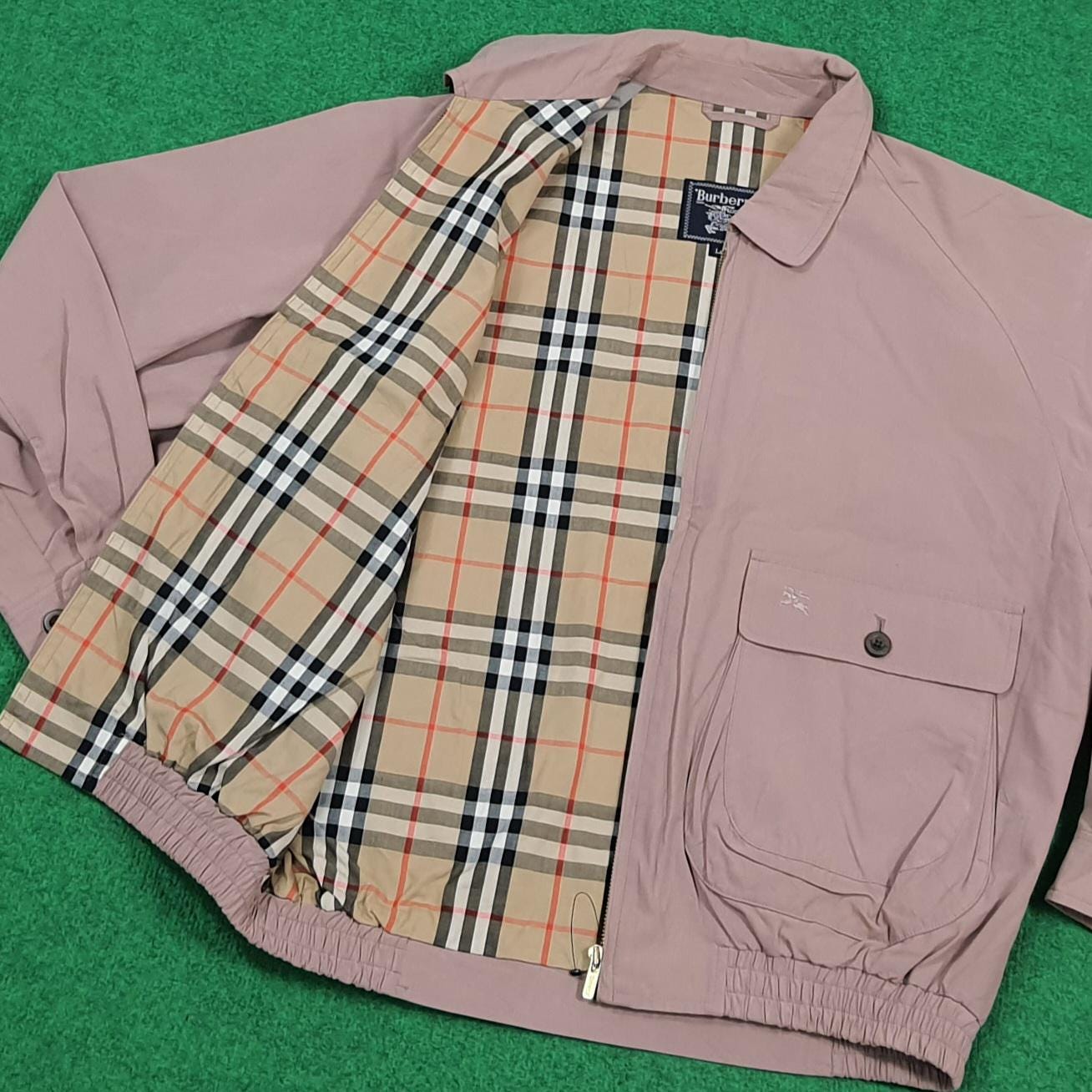 Vintage Burberry Harrington Jacket - Etsy