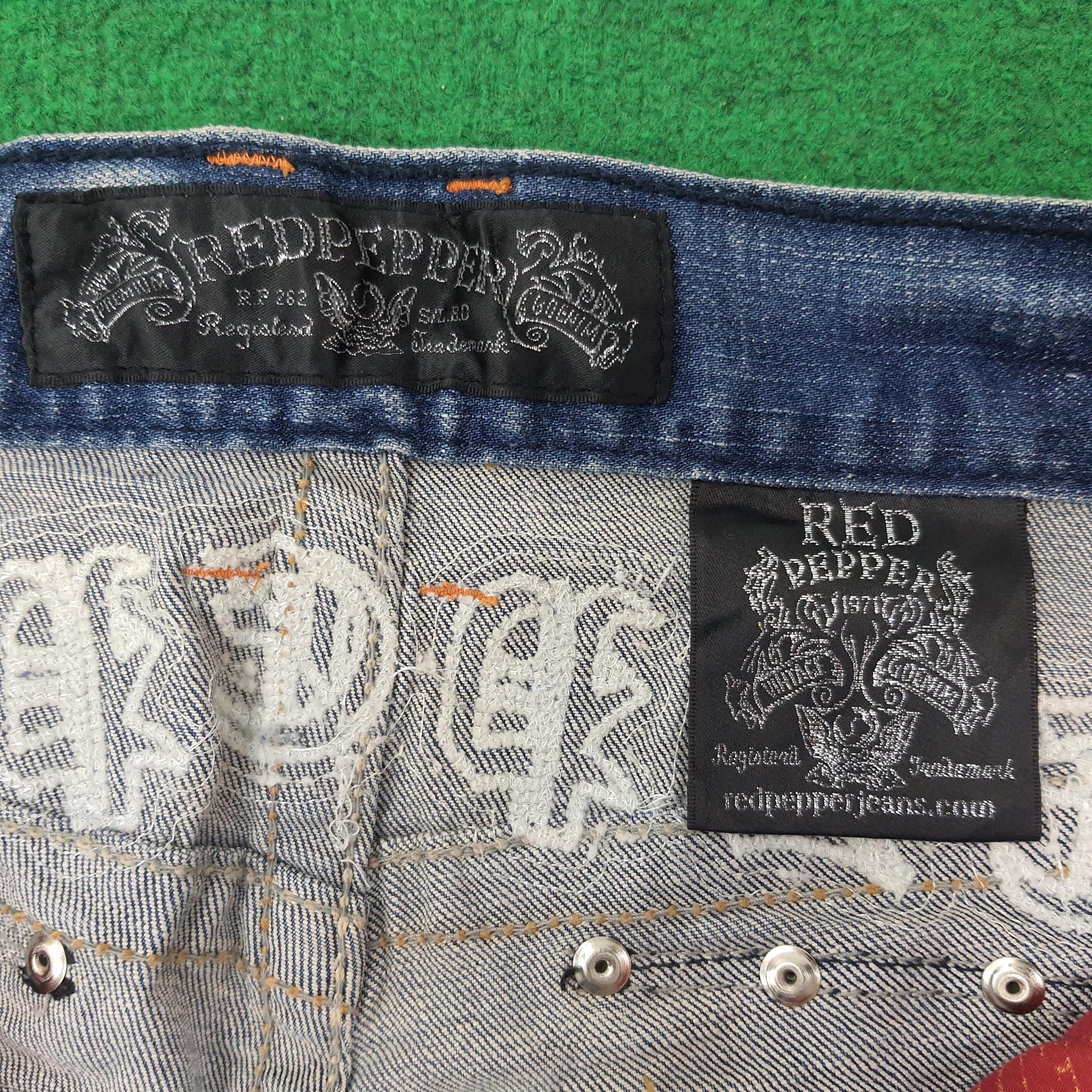 Vintage Red Pepper Japan Denim Y2k Jeans - Etsy
