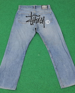 Vintage Stussy Rough N Rugged Denim Custom Logo Jeans - Etsy