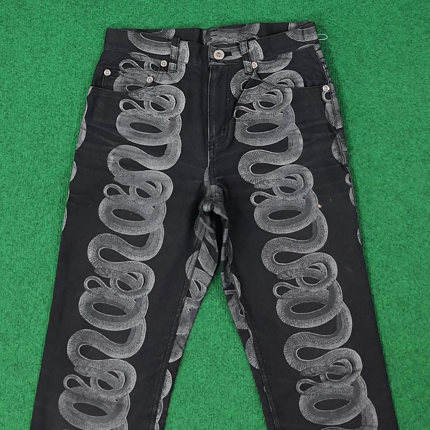 Vintage Hysteric Glamour Snake Motif Graphic Denim - Etsy