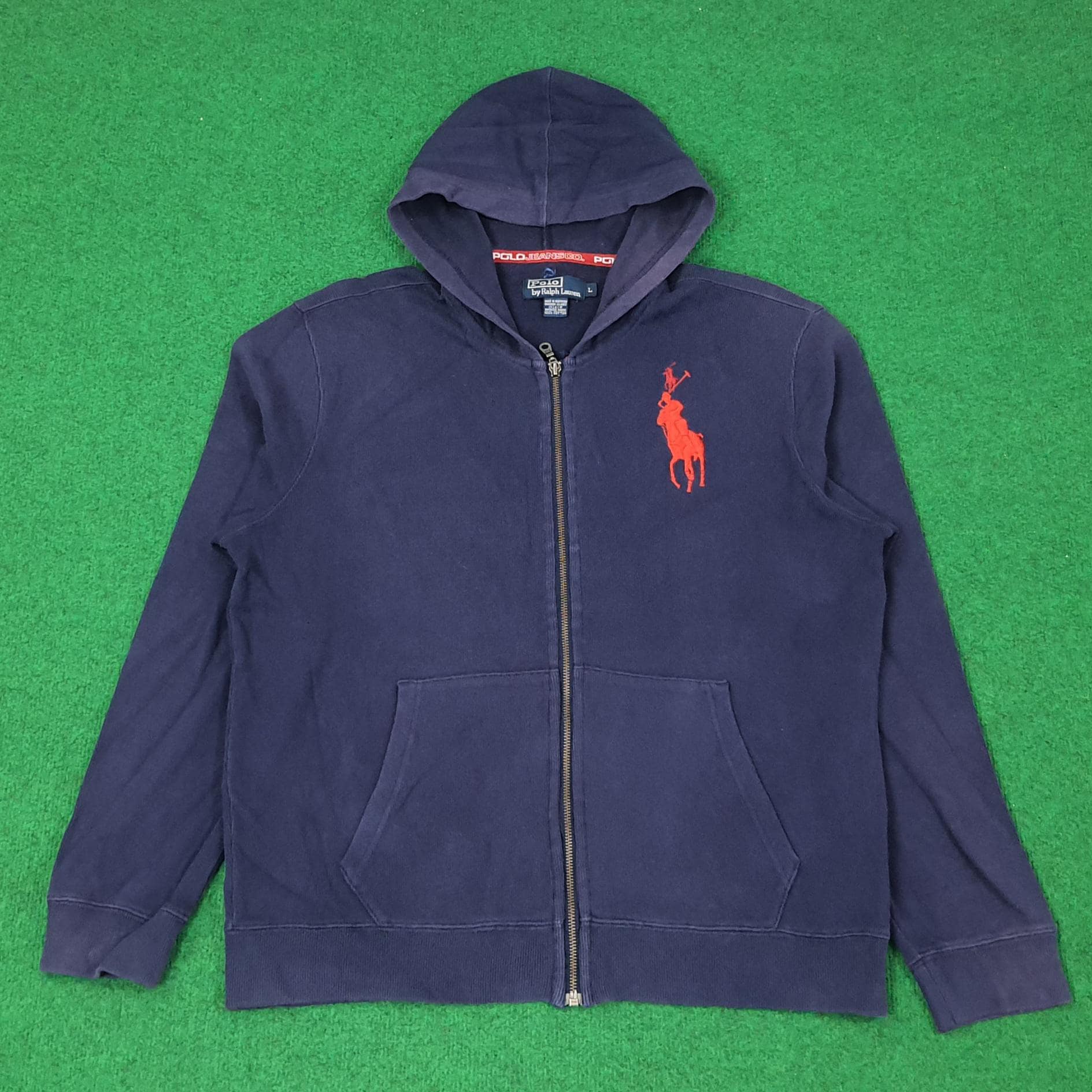 Vintage POLO by Ralph Lauren Zipper Hoodie - Etsy