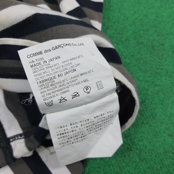Vintage Comme Des Garcons Homme Striped Polo Shirt - Etsy