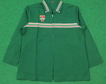 Vintage 7 Eleven Japan Staff Uniform Jacket