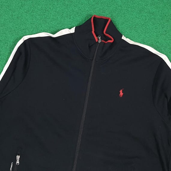 Vintage Polo Ralph Lauren Track Jacket White Side Stripe - Etsy