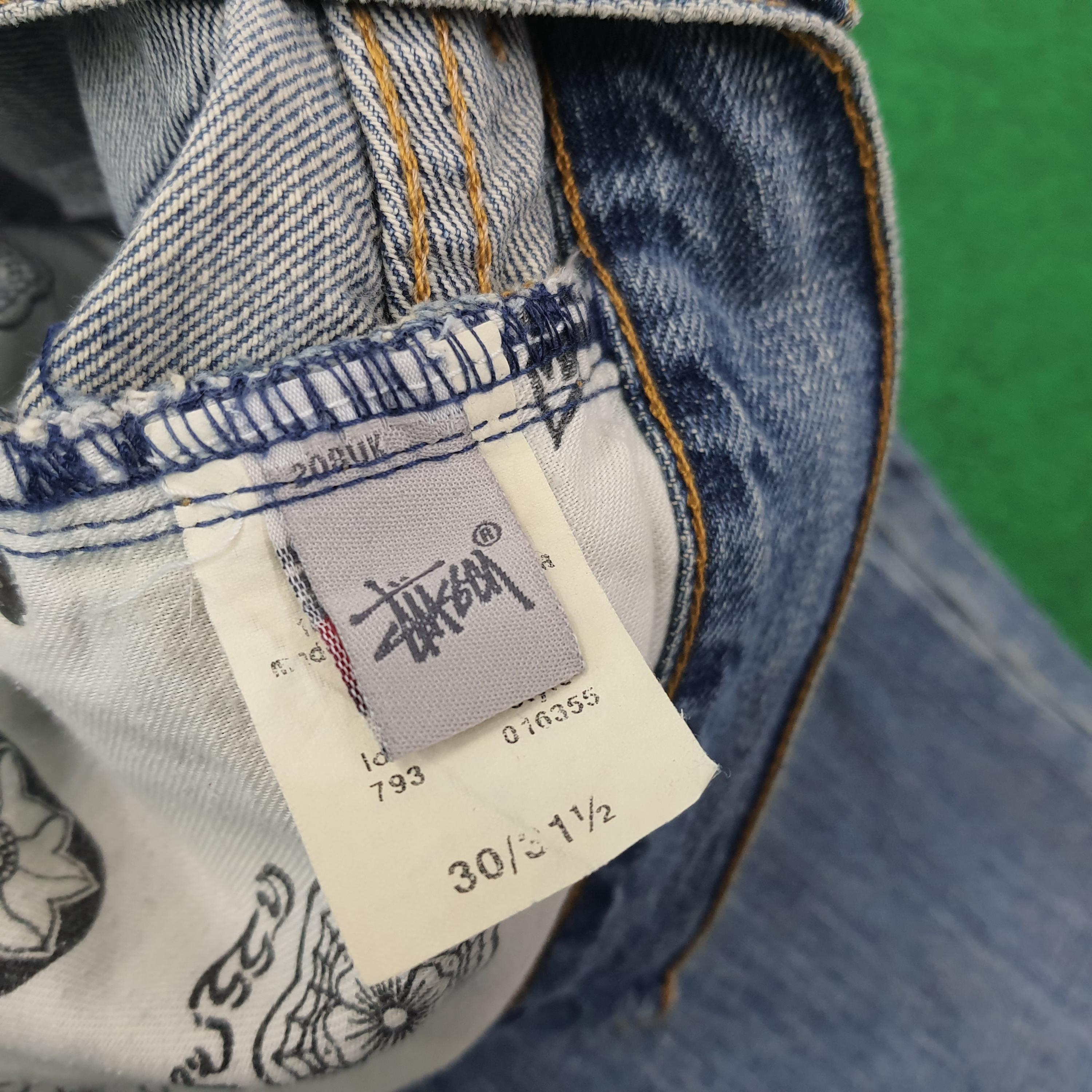 Vintage Stussy Rough N Rugged Denim Custom Logo Jeans - Etsy