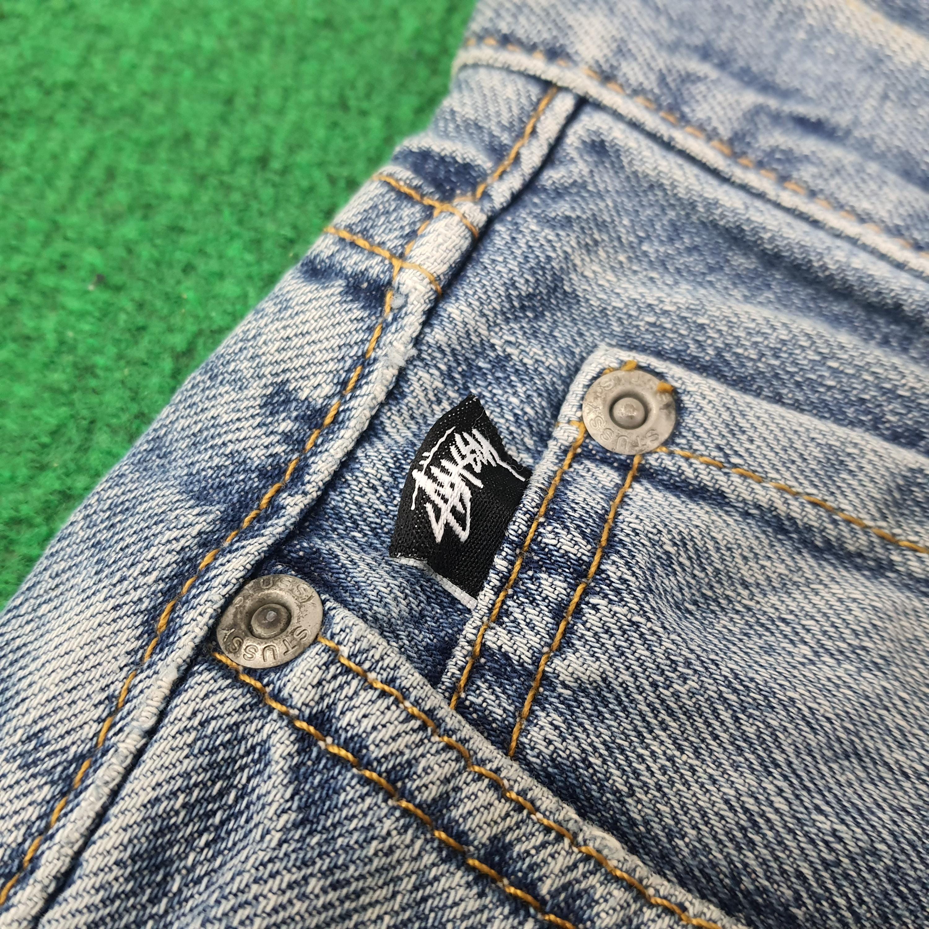 Vintage Stussy Rough N Rugged Denim Custom Logo Jeans - Etsy